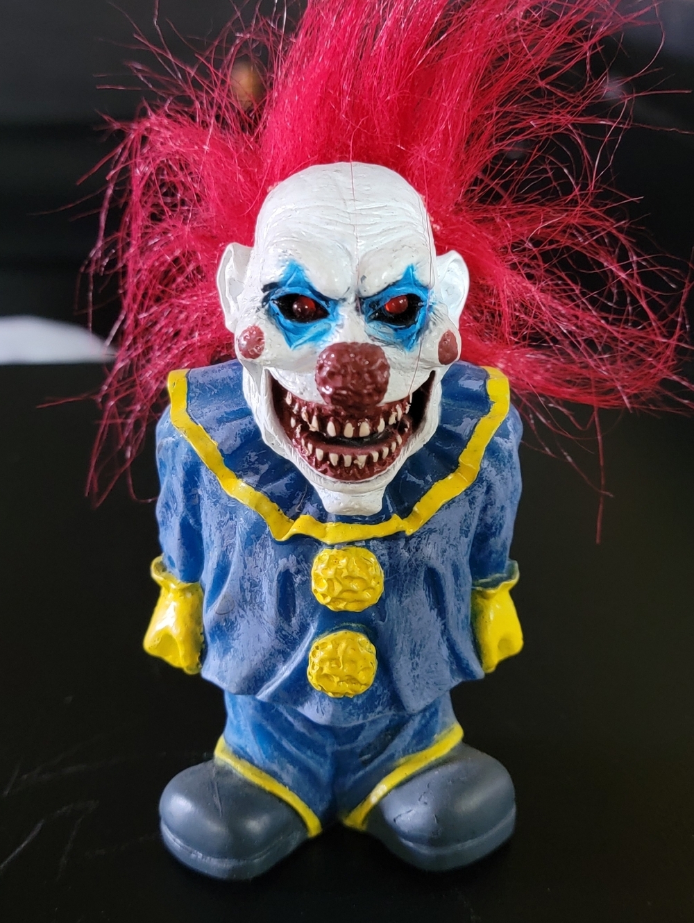 Red-Haired Scary Clown Figure With Sound